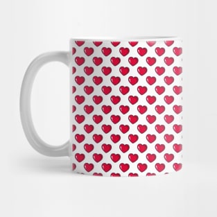 Love Neck Gaiter Red Bubble Hearts Neck Gator Mug